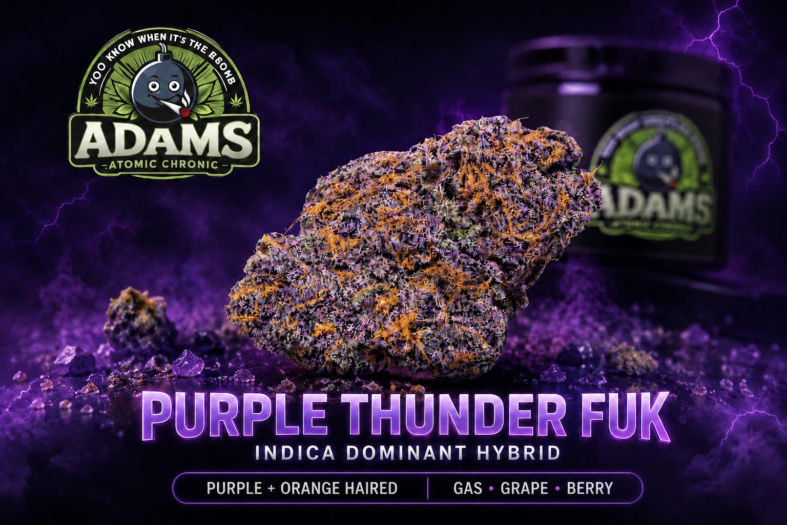 Purple Thunderfuck strain artwork